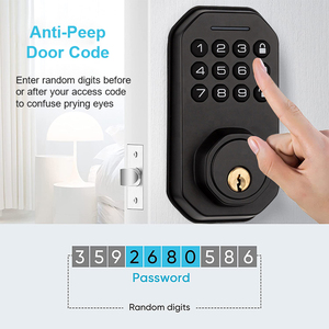 Cerradura de puerta inteligente sin llave de alta seguridad RSH, teclado electrónico Digital, códigos de usuario para puerta de aluminio y vidrio, opción de almacenamiento de datos en la nube - Product Image 6