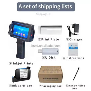 Einfach zu bedienende 4,3-Zoll-Hand-Tintenstrahldrucker Batch-Codier maschine zum Verkauf Etiketten drucker für Logo - Product Image 6