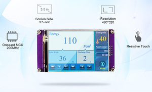 Polcd 3.5 inç 480*320 endüstriyel kullanım için programlanabilir dokunmatik ekran TFT LCD modülü
