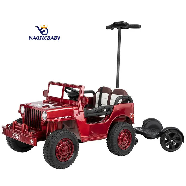 Coche de juguete eléctrico para niños, vehículo de juguete de 6V