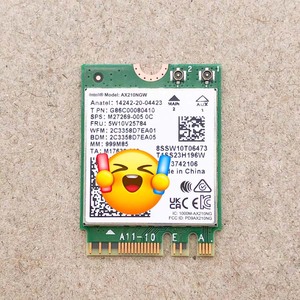 Bộ chuyển đổi không dây gốc AX210 NGW <span class=keywords><strong>Wifi</strong></span> 6E Card mạng 802.11ax M.<span class=keywords><strong>2</strong></span> 2230 NGFF BT 5.3 Tri-Band <span class=keywords><strong>2</strong></span>.4G/5G/6G lên đến 5374Mbps - Product Image 4
