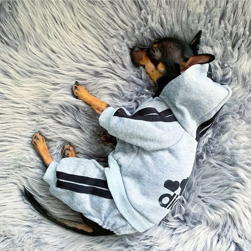 Adidog-sudaderas con capucha para perro, ropa para mascota, disfraz de Bulldog Francés, Mono para cachorro, Chihuahua, Pug, ropa para mascotas