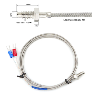 数字可调PID温度控制器面板恒温器REX-C100 + SSR 40A SSR + K热电偶探头 + 散热器 - Product Image 4
