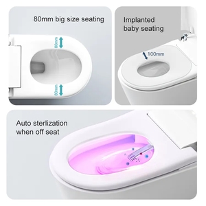 Inodoros Inteligente Remote Electric Automatic Flush <strong>Wc</strong> <strong>Bidet</strong> One Piece Intelligent Smart Toilet Bowl - Product Image 3