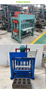 Otomatik finişer döşeme tuğla yapma makinesi bina içi boş beton çimento tuğla kalıplama blok yapma makinesi - Product Image 3