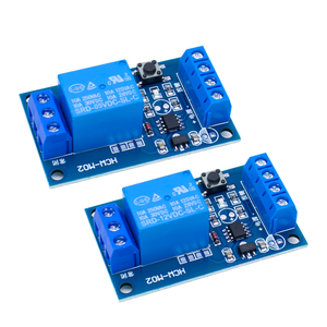 5V 12V Single Bond Button Bistabiles Relais modul Modifizierter Auto-Start-und Stopp-Selbstsicher ungs schalter Ein Schlüssel