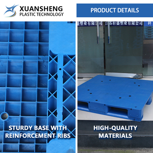 Nhiệm Vụ Nặng Nề Tái Chế Euro PP Phẳng <span class=keywords><strong>Pallet</strong></span> Bền Duy Nhất Phải Đối Mặt 4-Cách Stackable Đảo Ngược Nhựa Cho Công Nghiệp Lưu Trữ Có Sẵn - Product Image 5