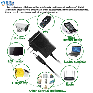 อะแดปเตอร์แปลงไฟ12V1A DC 12V เอาต์พุต1A สำหรับกล้องวงจรปิดอุปกรณ์เครือข่าย LED สายไฟ EU 12W - Product Image 6