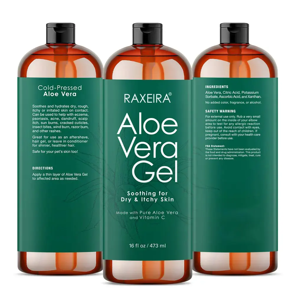 Commercio all'ingrosso di piante naturali idratanti Gel di Aloevera per viso fresco estratto di Aloe Vera esfoliante Gel