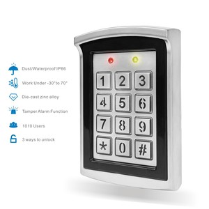 Controllo del lettore di schede di accesso 125khz tastiera Standalone blocco porta RFID sistemi di controllo accessi controllo di accesso impermeabile NFC - Product Image 2