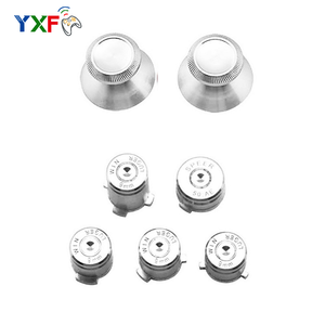 Per Controller Xbox 360 Kit Mod in metallo in alluminio levette levette Joystick proiettile analogico pulsanti guida ABXY sostituisci - Product Image 5
