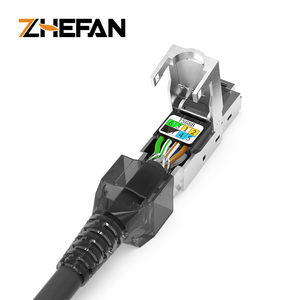 Connettore Ethernet ZHEFAN Rj45 spina senza pedaggio maschio spina modulare Stp Cat7 Cat6a connessione sul campo - Product Image 5