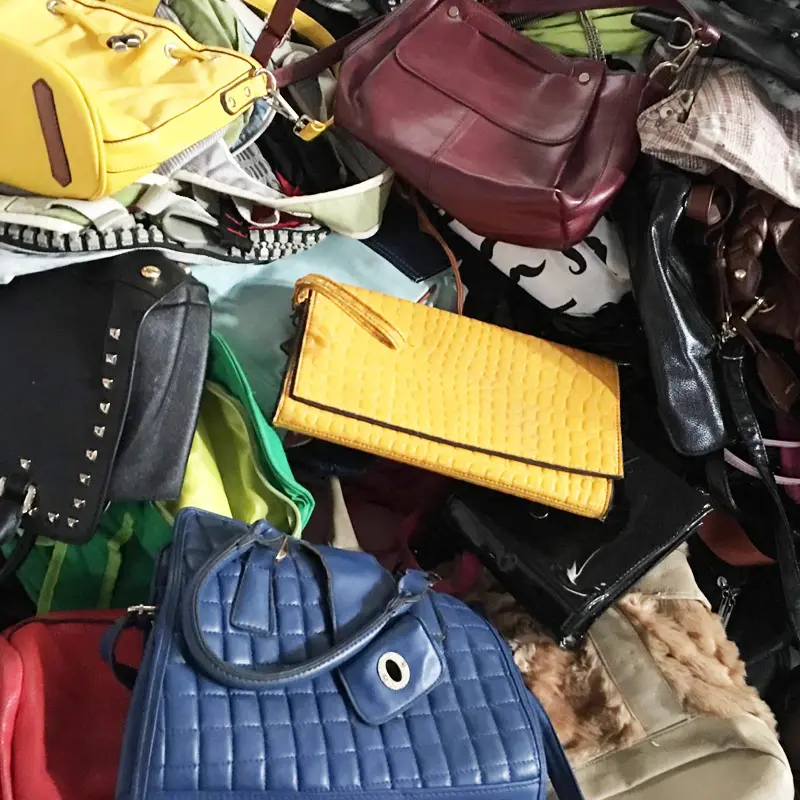 Б/у модная дизайнерская сумка, Фабричный дизайн, использованные женские сумочки, смешанные в наличии, Китай