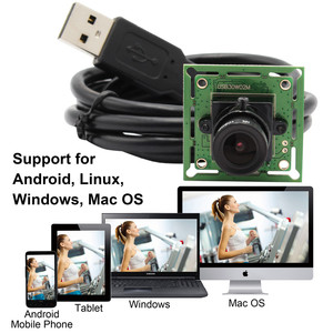 0.3MP USB VGA Camera Module 640x480 60FPS 32x32mm 26x26mm usb video camera ELP-USB30W02M-L36 - Product Image 5