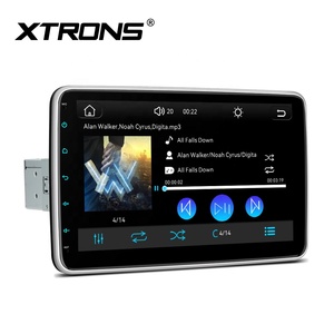 XTRONS 10.1&quot; Touch Screen 1 Din Universal Fit Rotatable Car Stereo Carplay Android QLED DisplayMultimedia Player Car Radio - Product Image 3