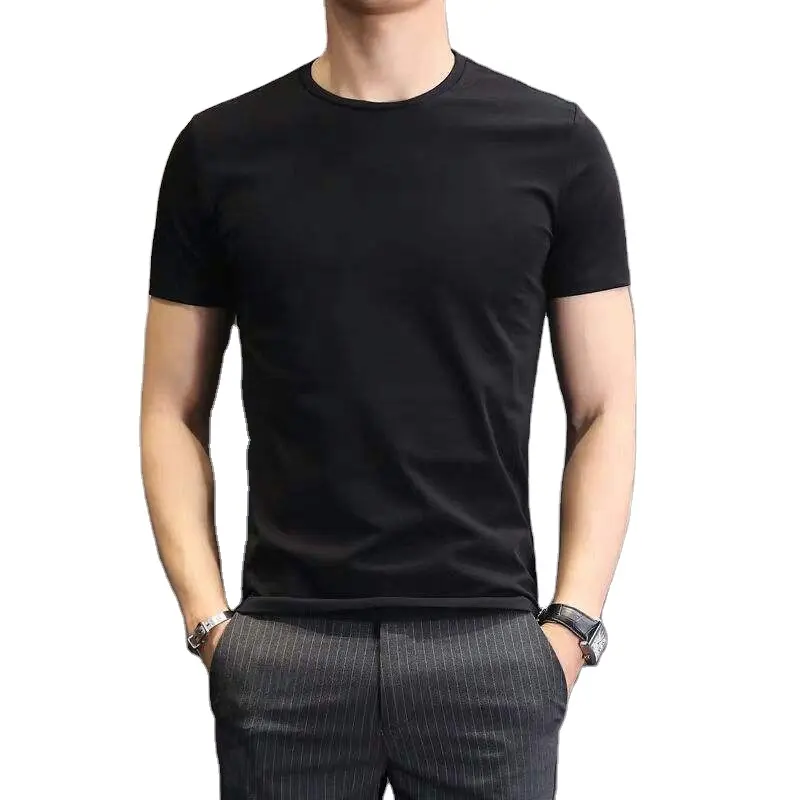 Unisex Custom Printed Logo T-Shirt High Quality Slim Fit Cotton Polo Collar Work Design for Men Bulk 5XL Size Tshirts