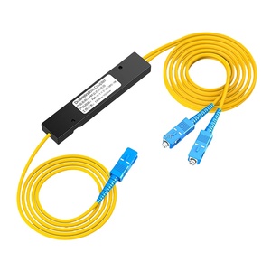 FBT/PLCスプリッタータイプ1x 2/4/8/16 ABSボックスSC LC FC UPC APCコネクタ光ファイバースプリッター付き新製品 - Product Image 1