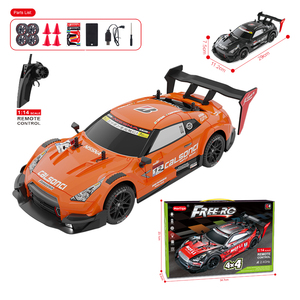 2.4G <span class=keywords><strong>4WD</strong></span> 4 çekişli PV <span class=keywords><strong>C</strong></span> vücut üst yarışçı plastik yüksek hızlı yarış Drifting spor RC Drift araba