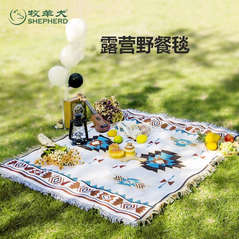 Ethnic style camping blanket 180x90cm