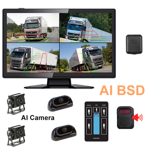 4 Canal AI BSD Veículo Montado Câmera Loop Gravação Automática Do Corpo Humano Rastreamento Sistema Inteligente De Detecção De Ponto Cego