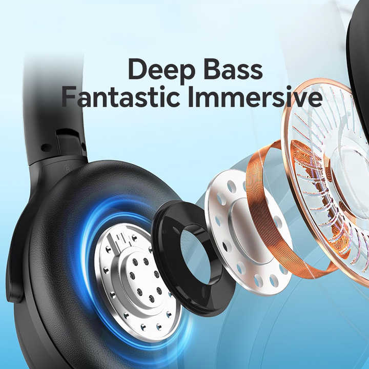 Marke Ulisten Europäischer Standard CE ROHS Bass Audio BT Over-Ear-Kopfhörer mit aktiver Geräusch unterdrückung und Mikrofon