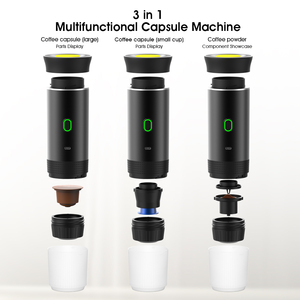 One-touch nuova macchina per caffè Espresso portatile completamente automatica funzione di riscaldamento capsula macchina da caffè con Smart Brewing per i viaggi - Product Image 6