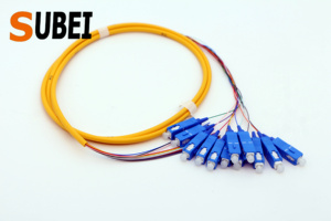 Nueva llegada 0,6mm LSZH Cable de conexión de fibra óptica Precio competitivo con SC UPC para redes 4G 3G TCP