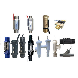 İki telli G1/2 "FS-2P-X-4N" inç sıvı akış sensörü anahtarı ile 3/4/6N plastik manyetik su akış anahtarı - Product Image 5