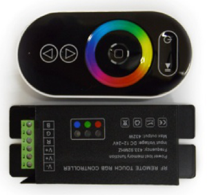Controller led ad alta potenza 12v 24v rgbww canale RF telecomando 433Mhz smd5050 controller led