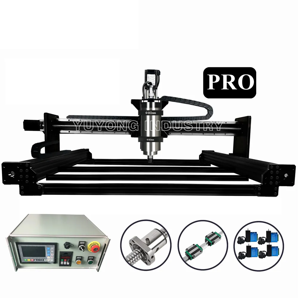 1212 QueenAnt PRO Wood cnc engraving machine CNC router 4 Axis 3D woodworking cutting machine Metal Carved Engraver Machine