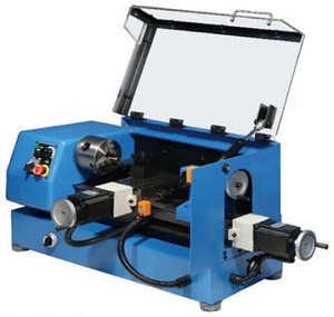 CNCとManual Lathe Machine 2で1デスクトップcnc旋盤販売SP2138 - Product Image 1