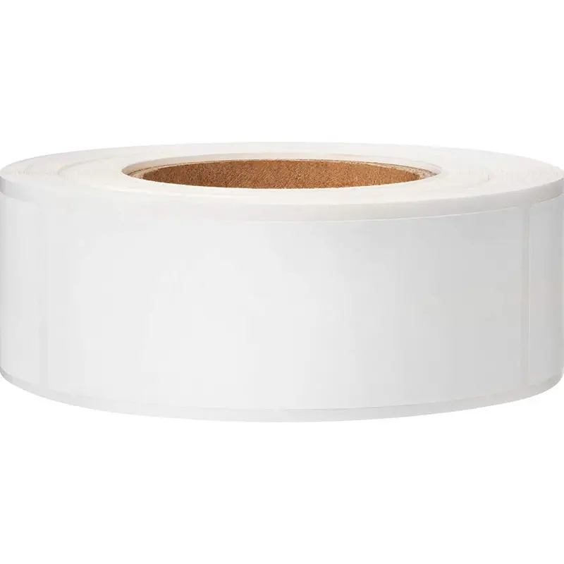Autocollants blancs vierges personnalisés pour le stockage des aliments étiquettes amovibles en papier résistant à l'eau et à l'huile pour réfrigérateur et congélateur