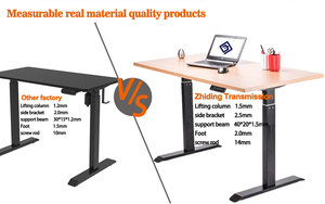 新开发的电动桌架立式办公电动办公桌高度可调 - Product Image 3