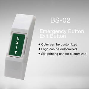Mini Size Plastic Door Release <strong>Exit</strong> <strong>Button</strong> 12v Emergency <strong>Exit</strong> <strong>Push</strong> <strong>Button</strong> for Access Control - Product Image 2