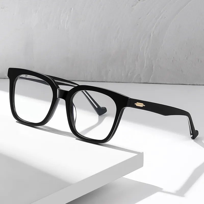 Montature da vista in acetato all'ingrosso montature per occhiali di ultima generazione occhiali anti luce blu per donna uomo
