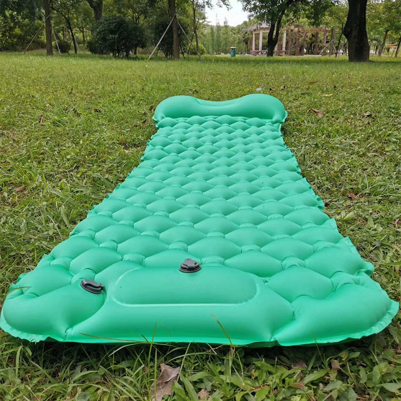 Inflable de pie verde esmeralda