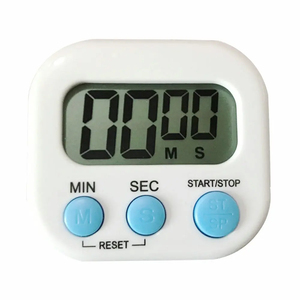 Magnetischer LCD Digital Kitchen Countdown Timer Alarm mit Stand White Kitchen Timer Praktischer Kocht imer Wecker - Product Image 1