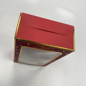 Cardboard <strong>Box</strong> With Window Clear Window Cardboard Ornament <strong>Box</strong> Snap Lock Cardboard Boxes - Product Image 5