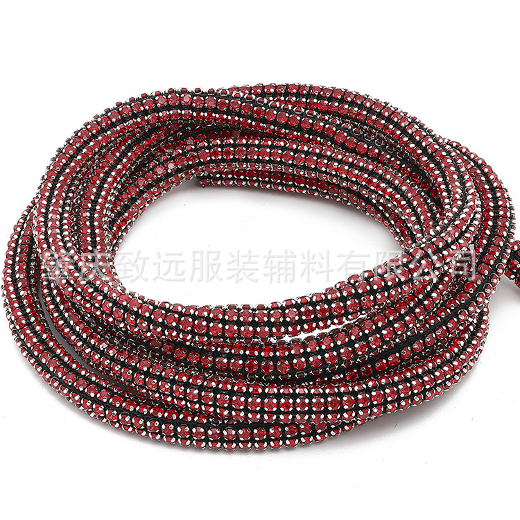 Garra de cuerda negra Gran diamante rojo