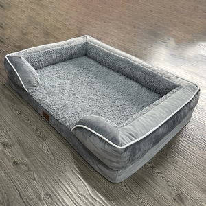 Luxus Super weiches bequemes Haustier bett Abnehmbarer Chenille-Stoff bezug Rutsch festes ortho pä disches Hunde couch bett - Product Image 3