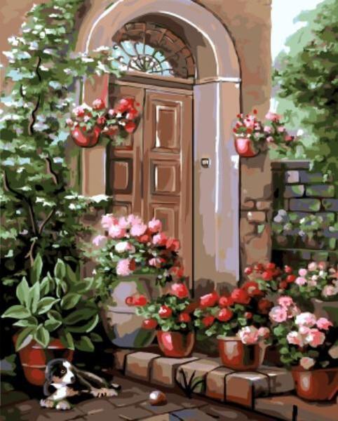 1786 flower porch