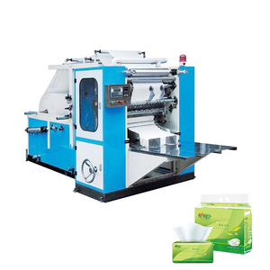 Good Quality 2 Lines Drawing <strong>V</strong> Fold Type <strong>Interfold</strong> Facial Tissue Paper Machine Price - Product Image 1