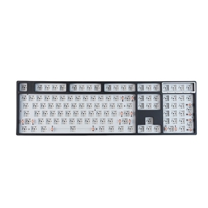 Suministro directo de fábrica 108 teclas intercambio en caliente 3 modos RGB Teclado mecánico inalámbrico Bluetooth 100% teclado - Product Image 1