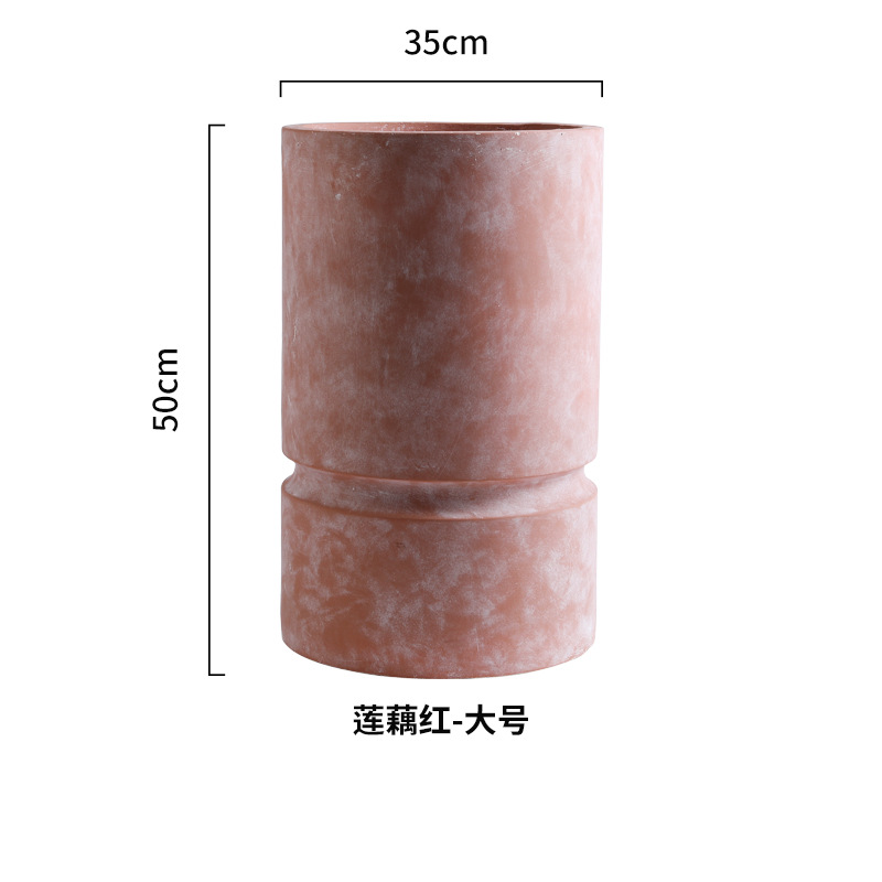 Grande racine de lotus rouge