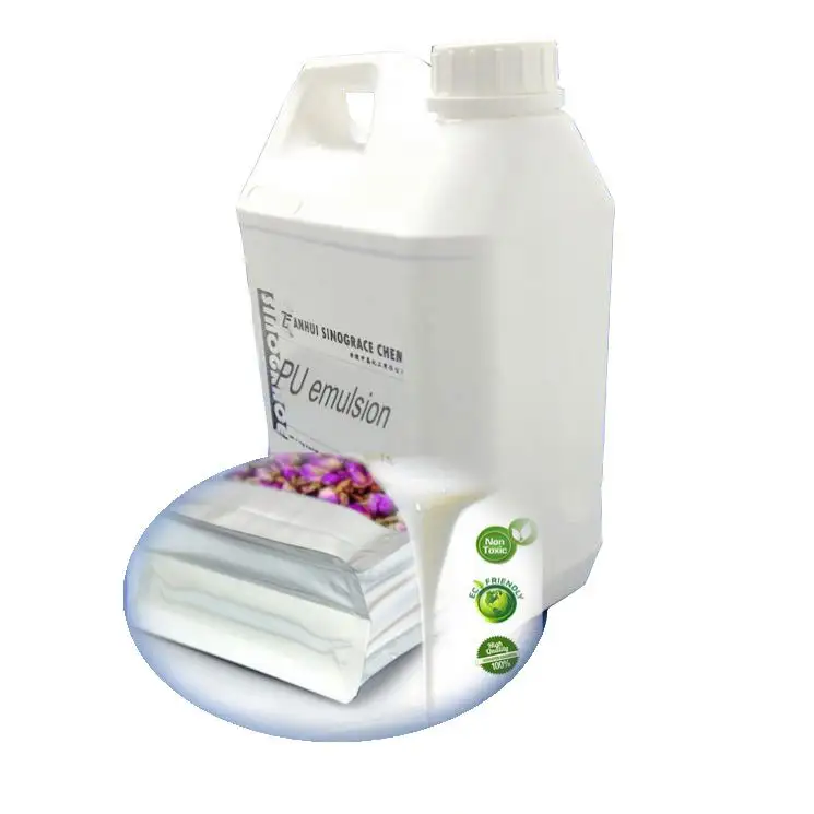 A base de agua de pegamento adhesivo de poliuretano (PU-835)