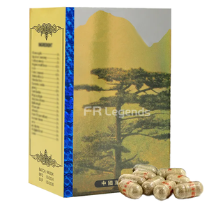 Pilules originales de racine de ginseng de haute qualité puissance digestive améliorée suppléments à base de plantes capsules de poudre de Ginseng Gain de poids pour hommes - Product Image 2