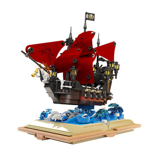 Queen Anne DIY modelo ensamblado libro de bloques de construcción Compatible con partículas pequeñas educativas - Product Image 1