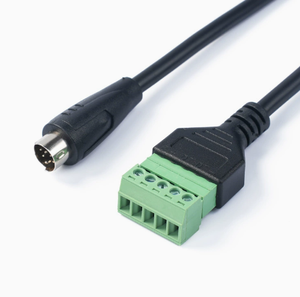 S-Video Mini DIN 8-pin Nam để 5pin kết nối Stereo Video Adapter Cable Đối với DVD TV Máy nghe nhạc máy tính xách tay chuyển cáp 30cm - Product Image 1