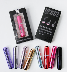 زجاجة عطر ملونة عالية الجودة مملوءة من الأسفل برأس دائري من أكسيد الألومنيوم زجاجة عطر صغيرة محمولة بخاخ موزع عطر - Product Image 3