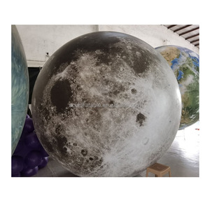 Tùy chỉnh tổ chức sự kiện trang trí Inflatable thế giới toàn cầu bơm hơi khổng lồ quả cầu trái đất bóng mặt trăng hành tinh Inflatable Pluto - Product Image 6